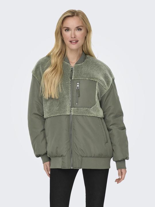 Produktbild Only Rundhals Gerippte Ärmelbündchen Bomberjacke Jacke (M)