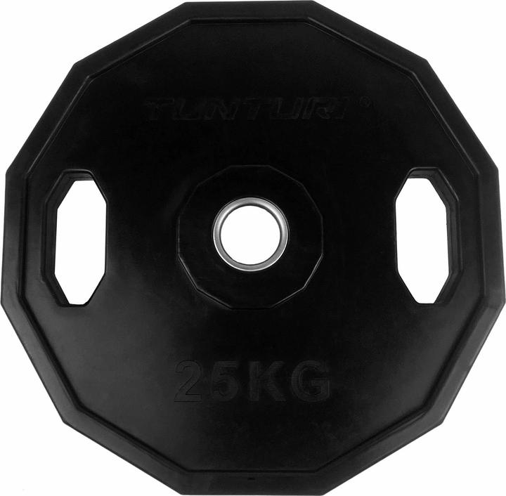 Immagine prodotto Tunturi Gummierte 25 kg Olympische Hantelscheibe 50 mm Einzeln (1 x 25 kg)
