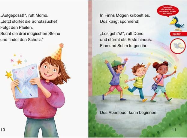 Actual product image Ravensburger Ein fantastischer Geburtstag - lesen lernen mit dem Leserabe - Erstlesebuch - Kinderbuch ab 6 (German, Maya of Bird, Phine Wolff, 2024)