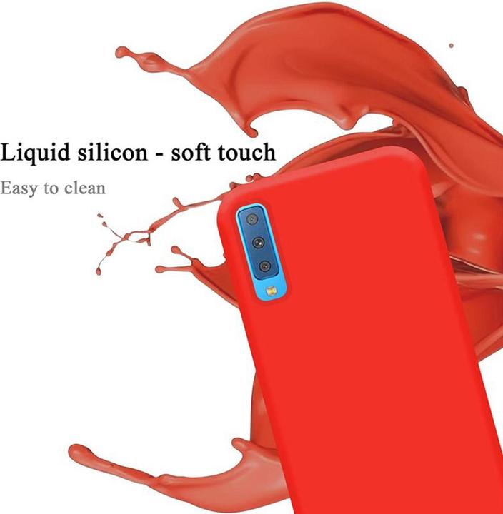 Productafbeelding Cadorabo TPU Liquid Silicone Case Cover (Samsung Galaxy A7 (2018))
