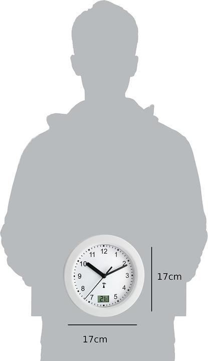 Immagine prodotto TFA Funk-Badezimmeruhr (17 cm)