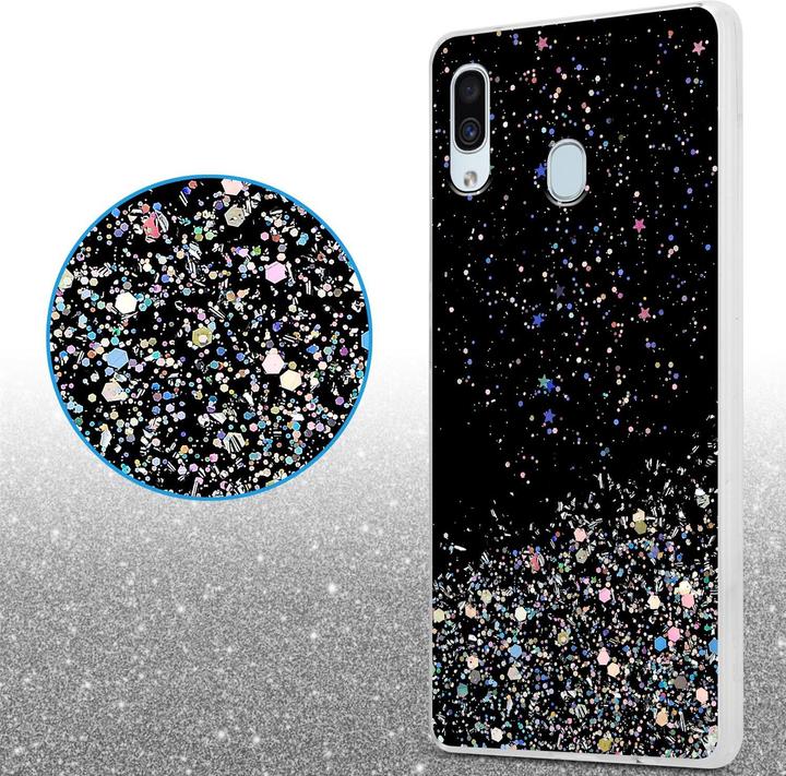 Produktbild Cadorabo TPU Cover funkelnder Glitter (Samsung Galaxy A40)