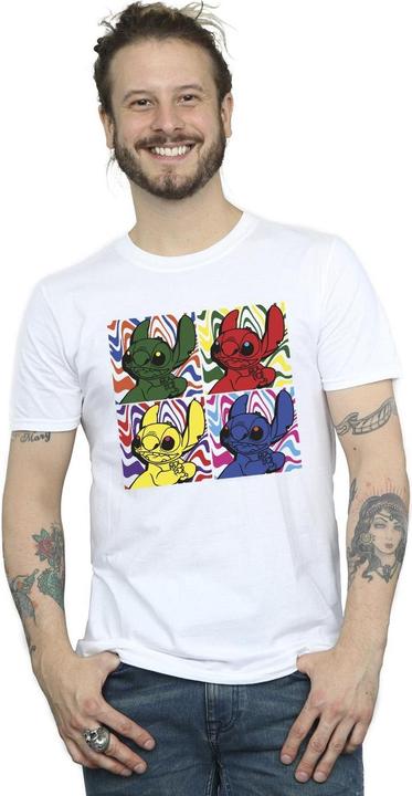 Immagine prodotto Disney Lilo & Stitch Pop Art Maglietta Uomo (XXL)