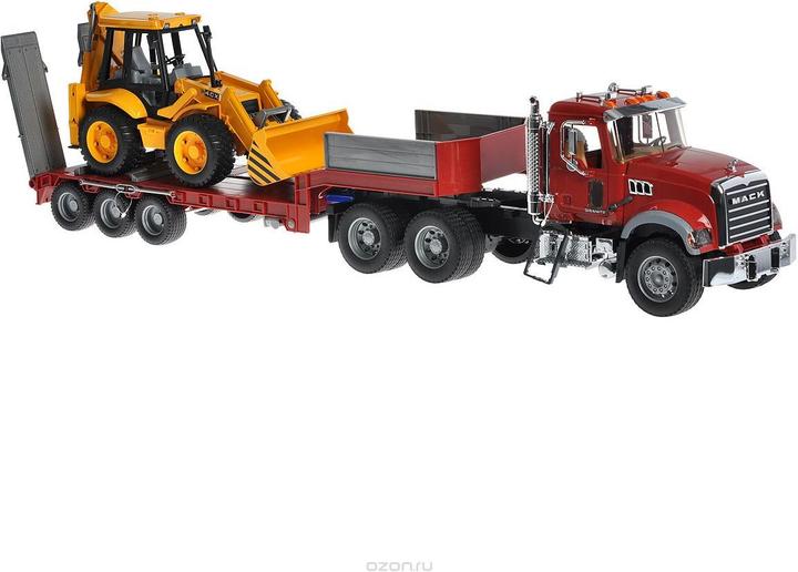 Immagine prodotto Bruder Autocarro Mack Granito con caricatore ed escavatore ribassato