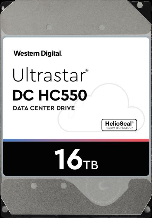 Actual product image WD Ultrastar DC HC550 (16 TB, 3.5", CMR)