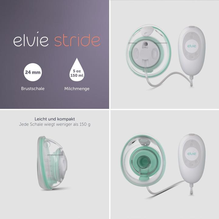 Image du produit Elvie Stride 2 - Elektrische Einzelmilchpumpe