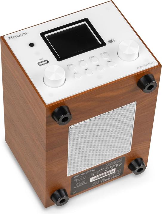 Actual product image Audizio DAB+ Radio Vieste Weiss, Radio Tuner: FM, DAB+ (FM, DAB+, Bluetooth)