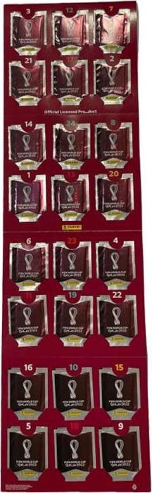 Amigo FIFA WM 2022 Katar - Sticker Adventskalender