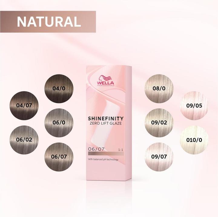 Actual product image Wella Professionals Shinefinity Zero Lift Glaze (10, 0 - Natural Flash)