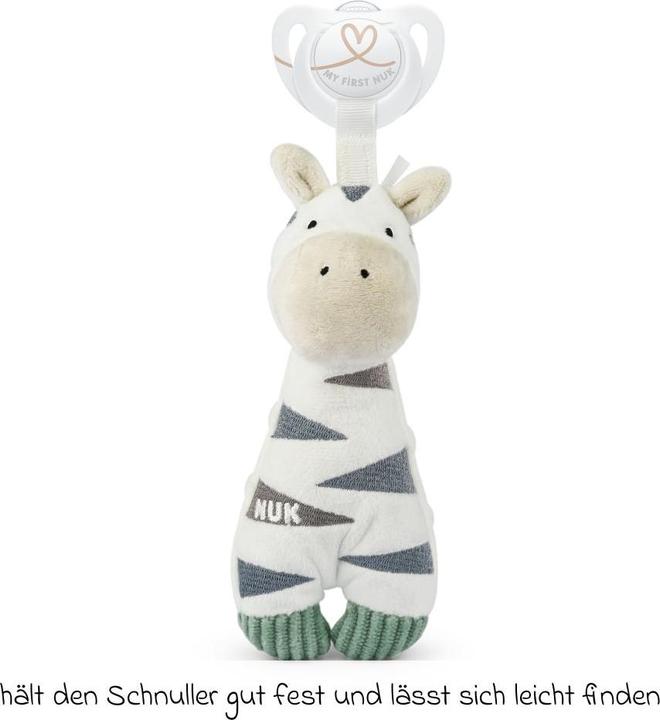 Produktbild NUK Schnullerkuscheltier Littl.F.Z (1 x, bis 6 Monate)
