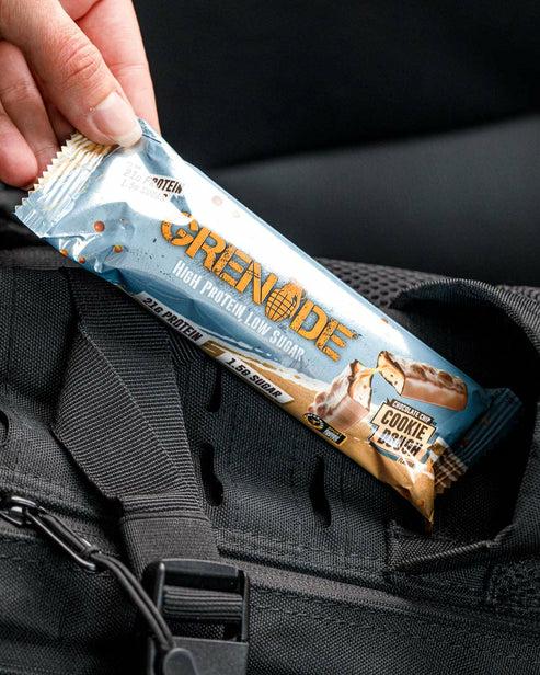 Actual product image Grenade High Protein Bar Chocolate Chip Cookie Dough (Cookie, Nougat, Chocolate, Caramel, 1 pcs., 60 g)
