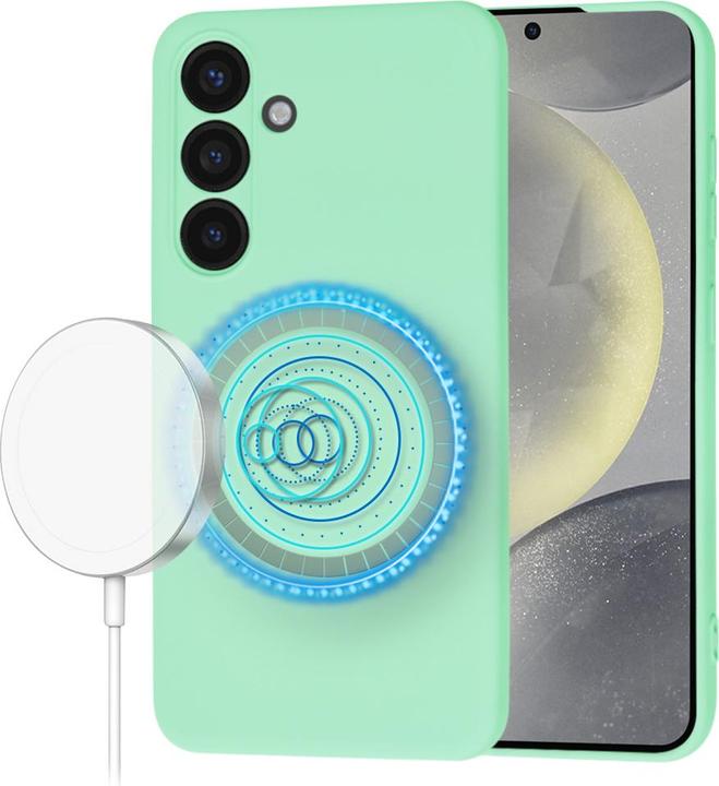 Actual product image Techsuit - SoftFlex MagSafe - Samsung Galaxy S24 - Mint Green (Samsung Galaxy S24)
