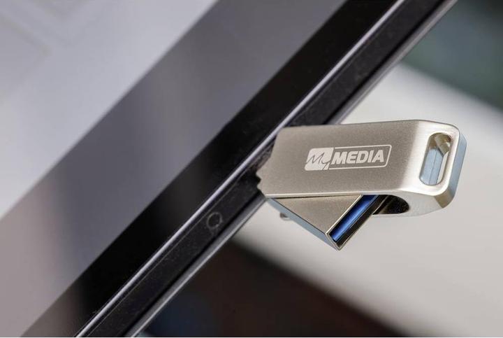 Immagine prodotto MyMedia Chiavetta USB 3.2 OTG 16GB, Tipo A-C, My Dual, argento (16 GB, USB-A, USB-C, USB 3.2)