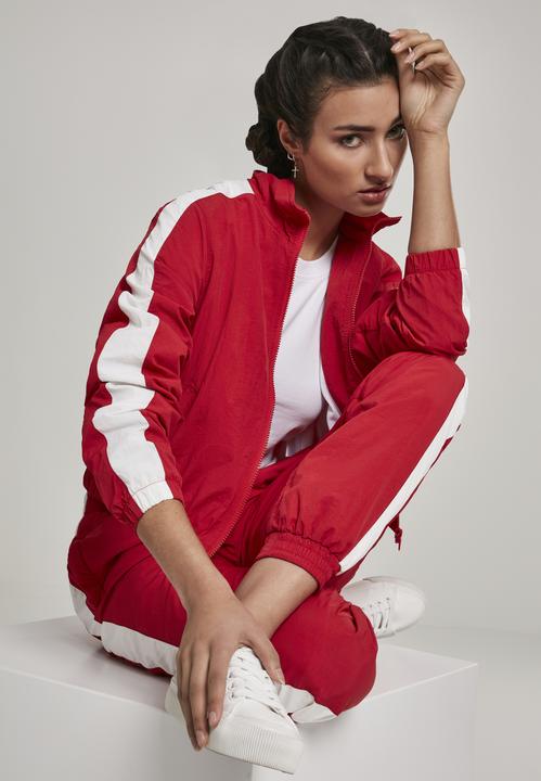 Image du produit Urban Classics Ladies Short Striped Crinkle Track Jacket (S)