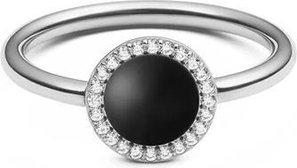 Produktbild Daniel Wellington Elegant Ring With Black Agate And Crystals Audrey Dw0040138 (52)