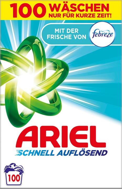 Productafbeelding Ariel Febreze (100 Wascycli, Poeder)