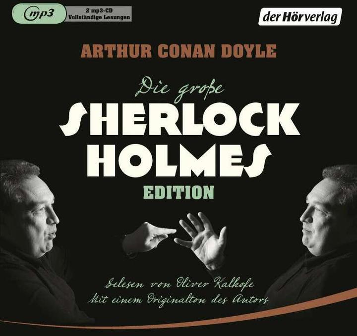 Immagine prodotto La grande edizione di Sherlock Holmes (Arthur Conan Doyle, Kalkofe olivastro, Gisbert Haefs, Kai Lüftner, Nikolai Stingl, Tedesco)