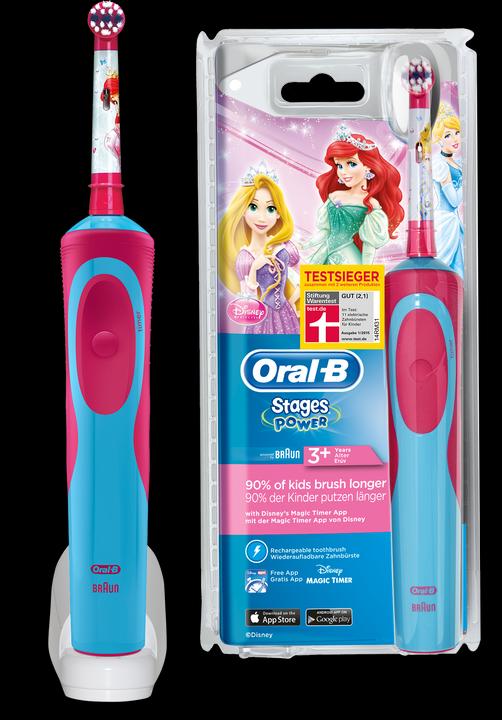 Produktbild Oral-B Stages Power Kids Princess (Oszillierende Zahnbürste)