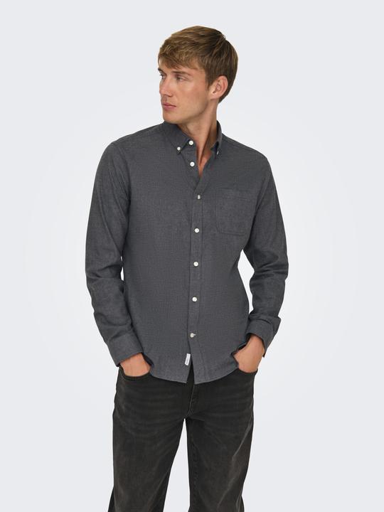 Produktbild Only & Sons Normal geschnitten Hemdkragen Hemd Hemd (L)