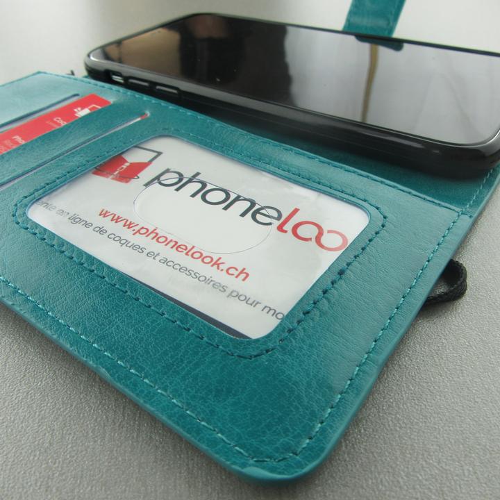 Actual product image PhoneLook Fourre Premium Flip Turquoise (Apple iPhone XS Max)
