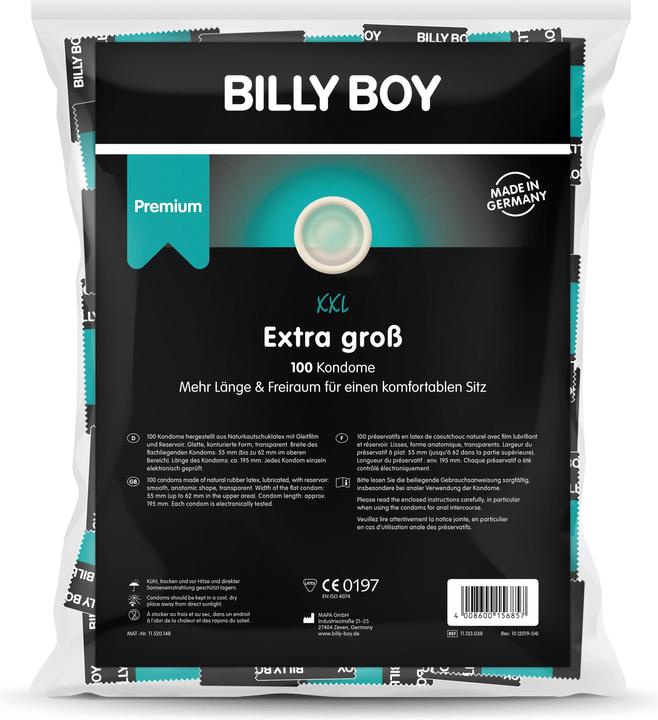 Actual product image Billyboy XXL (100 pcs.)