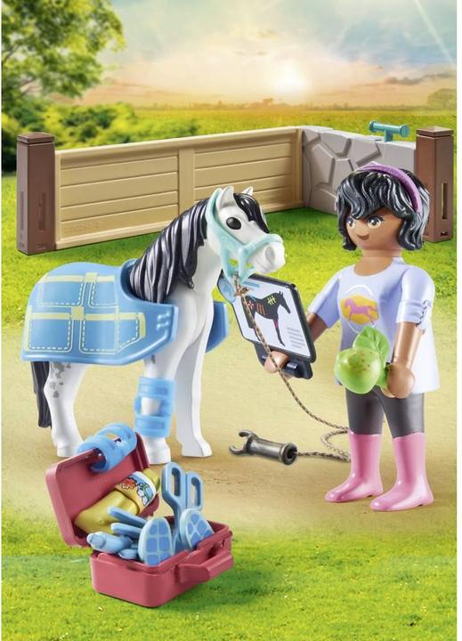 Image du produit Playmobil Thérapeute équin (71497, Playmobil Chevaux de la cascade)