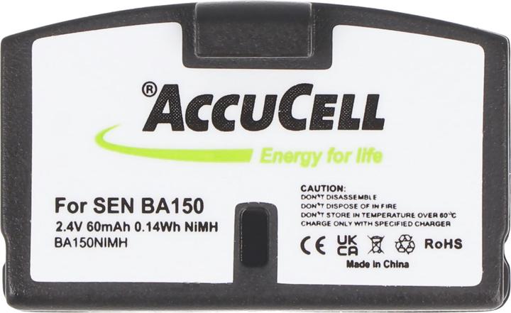 Produktbild AccuCell 2er Set Akku passend für Sennheiser BA150, BA151, RS6, TR820 NiMH (A200)