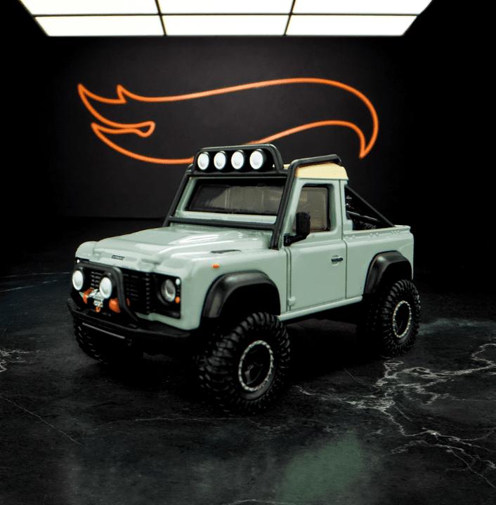 Actual product image Mattel Hot Wheels Elite 64 Series Land Rover Defender 90 Pickup