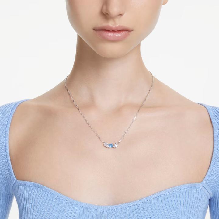 Produktbild Swarovski Mesmera Halskette Verschiedene Schliffe Blau (Swarovski Metall, 38 - 45 cm)