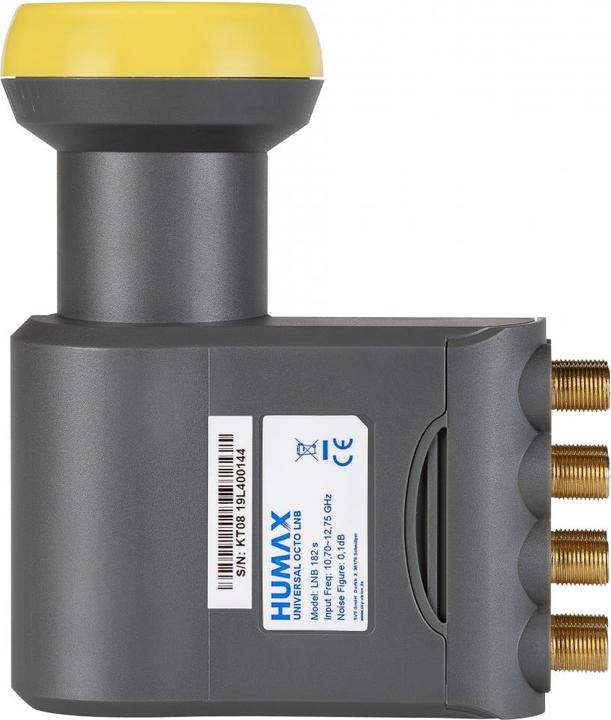 Produktbild Humax LNB 182s - F - 4 cm - 60 mm - 135 mm - 115 mm - 470 g (Octo LNB, 40mm)