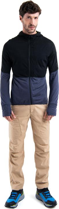 Immagine prodotto Icebreaker Uomo Merino 200 Realfleece Descender LS Felpa con cappuccio e zip (XL)