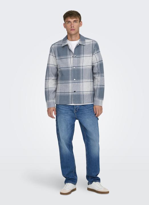 Produktbild Only & Sons Onsmace Life Ls Check Overshirt (M)