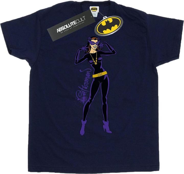 Image du produit - T-shirt CATWOMAN HAPPY POSE - Garçon (140, 146)