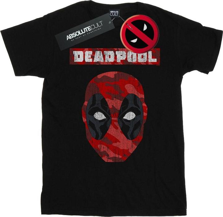 Produktbild Deadpool Camo Head TShirt (S)