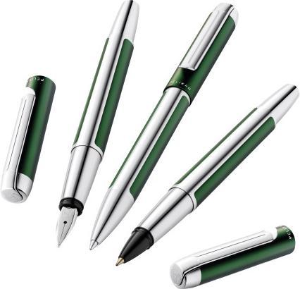 Actual product image Pelikan Fountain Pen PURA P40 Forest Green F Gift Box (Forest green, 1 x)
