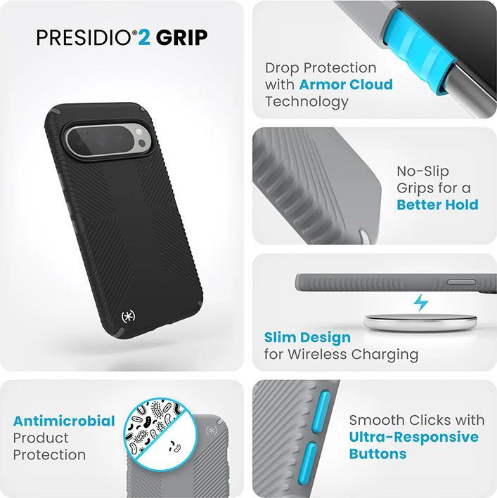Actual product image speck Presidio2 Grip - Google Pixel 9 / Google Pixel 9 Pro Case (Black) (Google Pixel)