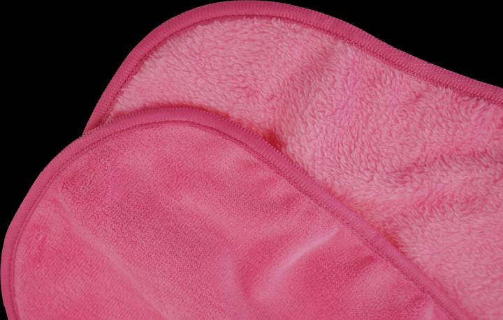 Actual product image Facial cleansing cloth pink Dimensions: 40x20 cm