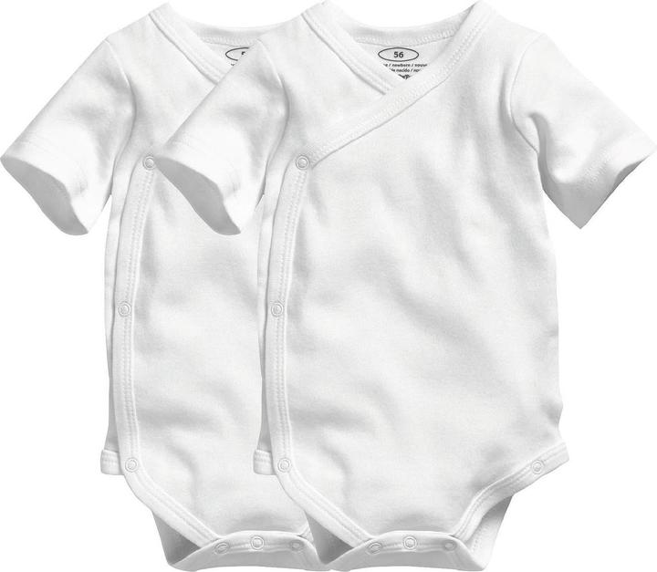 Produktbild Playshoes Kurzarm-Wickelbody 2er Set Gr. 62 (62)
