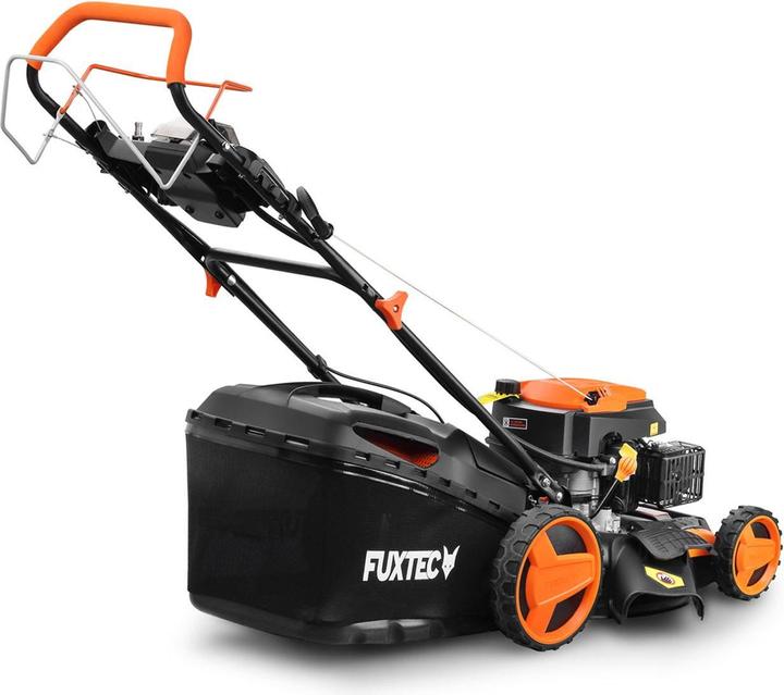 Immagine prodotto Fuxtec Tagliaerba a benzina con avviamento elettrico zipgo® (Batteria ricaricabile)