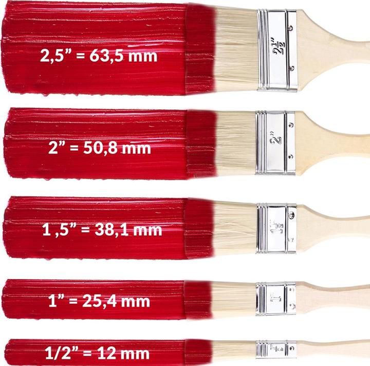 Actual product image Monzana Paint brushes