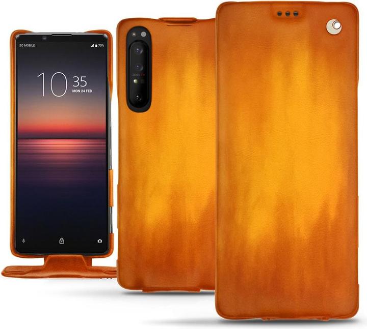 Productafbeelding Noreve Lederen omslag verticaal (Sony Xperia 1 II)