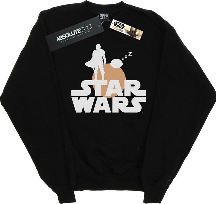 Produktbild Star Wars The Mandalorian Mando And The Child Silhouette Sweatshirt (S)