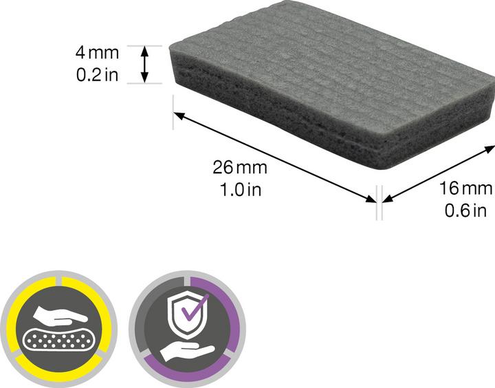 Produktbild Vibrationsdämpfer Soft Pad 26x16 mm 16 Stk. (16 Stück)