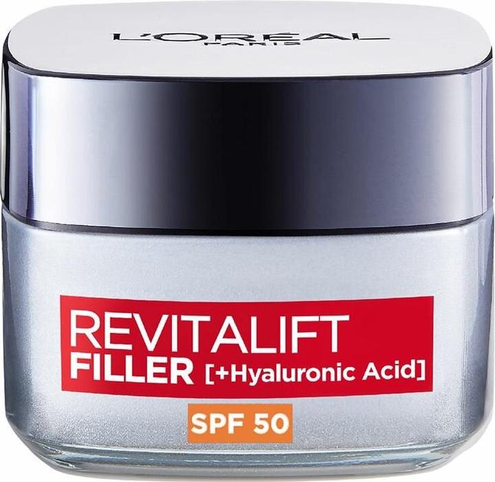 L'Oréal Paris REVITALIFT FILLER ácido hialurónico crema día SPF50 50 ml (50 ml, Tagescreme, SPF 50)