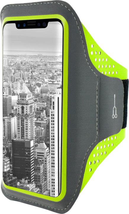 Productafbeelding Mobiparts Comfort Fit Sport Armband Apple iPhone X/XS Neon Green