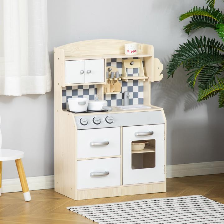Immagine prodotto Homcom Cucine per bambini con accessori per cucinare