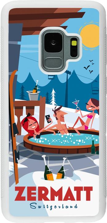 Immagine prodotto PhoneLook Coque silicone rigide blanc Zermatt Mountain Jacuzzi (Samsung Galaxy S9)