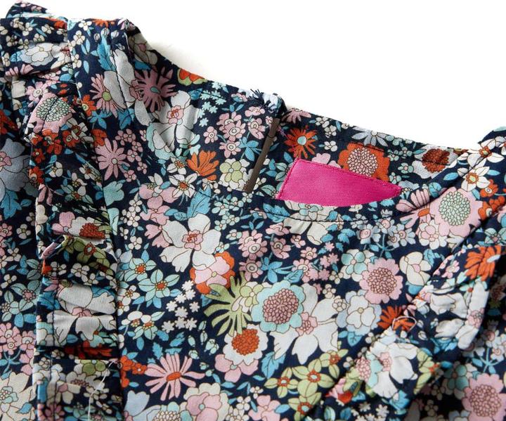 Actual product image VidaXL Children's long-sleeved blouse dark blue 116,Material: 100 (116)