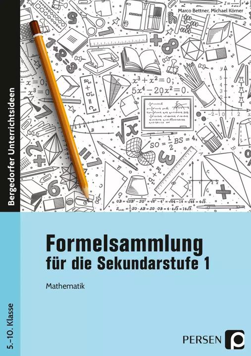 Immagine prodotto Formelsammlung für die Sekundarstufe 1 (Tedesco, Michael Körner, Marco Bettner, 2019)