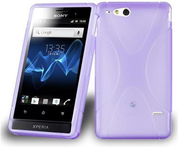 Produktbild Cadorabo TPU X-Line Cover (Sony Xperia Go ST27i)